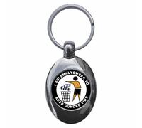 Ozorath I Solemnly Swear To Keep Dundee Tidy Keyring Keychain Key Ring Chain With Trolley Coin - U