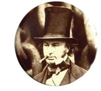 Ozorath Isambard Kingdom Brunel Button Badge
