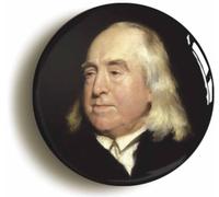 Ozorath Jeremy Bentham Philosopher Button Badge (1inch / 25mm diameter)