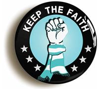 Ozorath Keep The Faith Button Badge City Northern Soul | Size 1inch / 25mm Diameter, Gift Idea, Present, Novelty
