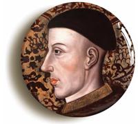 Ozorath King Henry V Portrait Button Badge (1inch / 25mm diameter)