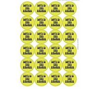 Ozorath Love is The Answer Sixties Matt Paper Stickers