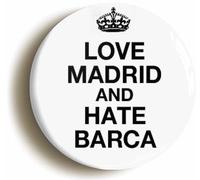 Ozorath Love Madrid And Hate Barca Funny Fridge Magnet