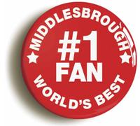 Ozorath Middlesbrough #1 Fan Button Badge (2inch / 50mm diameter)