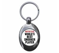 Ozorath Official World's Best Snooker Player Keyring Keychain Key Ring Chain With Trolley Coin