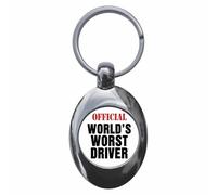Ozorath Official World's Worst Driver Keyring with Trolley Coin