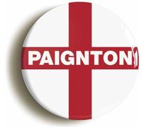 Ozorath Paignton England Flag Button Badge (1inch / 25mm diameter)