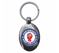 Ozorath Portsmouth Keep The Faith Northern Soul Keyring with Trolley Coin