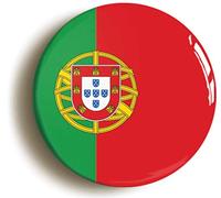 Ozorath PORTUGAL PORTUGUESE NATIONAL FLAG BADGE BUTTON PIN (Size is 2inch / 50mm diameter)