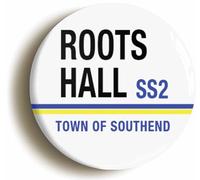 Ozorath Roots Hall SS2 Southend On Sea Road Sign Button Badge