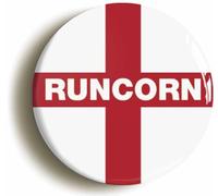 Ozorath Runcorn England Flag Button Badge (1inch / 25mm diameter)