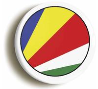 Ozorath Seychelles Air Force Roundel Button Badge (2inch / 50mm diameter)