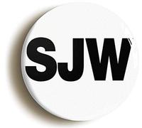 Ozorath SJW SOCIAL JUSTICE WARRIOR FUNNY BADGE BUTTON PIN (Size is 1inch / 25mm diameter)