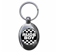 Ozorath Ska Rude Boy Keyring with Trolley Coin