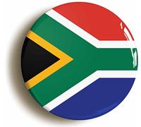 Ozorath South Africa National Flag Circular Fridge Magnet (2inch / 50mm Diameter)