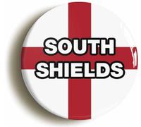 Ozorath South Shields England Flag Button Badge (1inch / 25mm diameter)