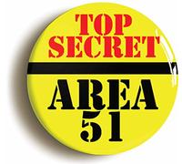 Ozorath Top Secret Area 51 Alien Button Badge