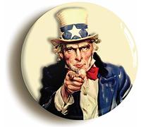 Ozorath Uncle Sam Button Badge Ww2 Us Army Recruitment