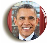 Ozorath US President Barack Obama Button Badge (1inch / 25mm diameter)
