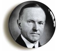 Ozorath US President Calvin Coolidge Button Badge (2inch / 50mm diameter)