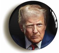 Ozorath US President Donald Trump Button Badge (2inch / 50mm diameter)