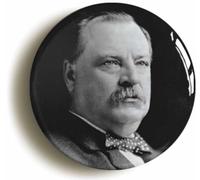 Ozorath US President Grover Cleveland Button Badge (1inch / 25mm diameter)