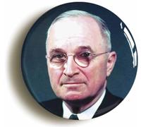 Ozorath US President Harry S. Truman Button Badge (2inch / 50mm diameter)