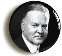 Ozorath US President Herbert Hoover Button Badge (1inch / 25mm diameter)