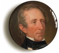 Ozorath US President John Tyler Button Badge (2inch / 50mm diameter)