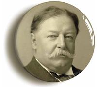 Ozorath US President William Howard Taft Button Badge (2inch / 50mm diameter)