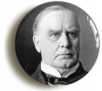 Ozorath US President William McKinley Button Badge (2inch / 50mm diameter)