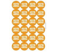 Ozorath Vote Liberal Matt Paper Stickers