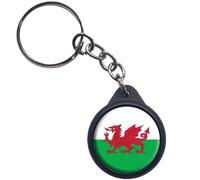 Ozorath WALES WELSH NATIONAL FLAG TROLLEY COIN KEYRING KEYCHAIN KEY RING CHAIN