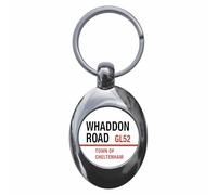 Ozorath Whaddon Road GL52 Cheltenham Road Sign Keyring Keychain Key Ring Chain With Trolley Coin