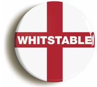 Ozorath Whitstable England Flag Button Badge (2inch / 50mm diameter)