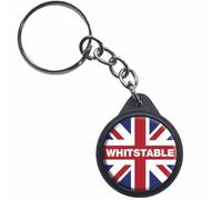 Ozorath Whitstable Union Jack Keyring Keychain With Trolley Coin