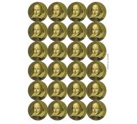 Ozorath William Shakespeare Matt Paper Stickers