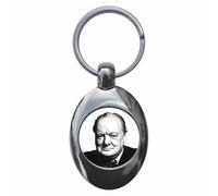Ozorath Winston Churchill Keyring with Trolley Coin
