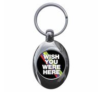 Ozorath Wish You Were Here Keyring with Trolley Coin