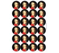 Ozorath Wolfgang Amadeus Mozart Matt Paper Stickers