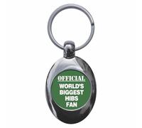 Ozorath World's Biggest Hibs Fan Keyring Keychain With Trolley Coin