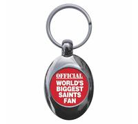 Ozorath World's Biggest Saints Fan Keyring Keychain With Trolley Coin
