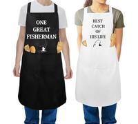 OZOSHINE Fathers Day Chefs Apron Gifts for Him Kitchen Apron Gifts for Couples Gifts for Girlfriend Boyfriend Birthday Gifts I Love You Gifts for Him Easter Gifts for Husband Wife Romantic Gifts