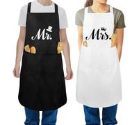 OZOSHINE Mr. Mrs. Chefs Apron Gifts for Couples Girlfriend Gifts for Her Couples Gifts for Him and Her Easter Gifts for Girlfriend Husband Wife Boyfriend Birthday Gifts I Love You Gifts for Him