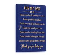 OZOSHINE To My Dad Gifts From Daughter Fathers Day Daddy Gift Journal Notebook Leather Birthday Gifts for Man Stepdad Him Parents from Son Kids Best Dad Presents Diary Anniversary Christmas