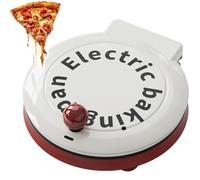 OZPPM 4 in 1 Countertop Pizza Maker,Portable Pizza Oven,1000w Electric Baking Pan,8 Inch Pizza Maker,Double Sided Heating, Pancake And Omelette Maker, Fried/Baked/Sautéed