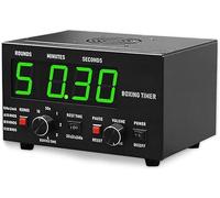 OZPPM Boxing Interval Timer, Classic Professional Gym Interval Timer, LED Display,Portable Boxing Timer With Adjustable Sound & Stopwatch, Selectable Training Time & Cycle Repetitions(Green)