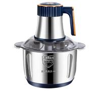 OZPPM Electric Meat Grinder,Push Button Meat Mincer Food Processor with 6 Blades, 500W Electric Food Chopper with 5L Stainless Steel Bowl, 5 Speed Control,for Vegetable Fruit Garlic