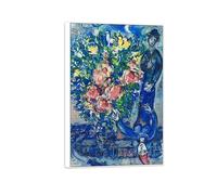 OZPWBVY White Frame-Famous Canvas Wall Art Painting-Pictures for Home Decoration-Happiness of Young Couple-Poster and Prints 60x90cm24x35in