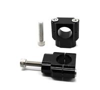 OZRWT CNC Motorcycle Universal Handle Bar Handle Fat Bar Risers Mount Clamp Adaptor 22mm 28mm For Pit Dirt Bike Racing Accessories ATV(28mm black)